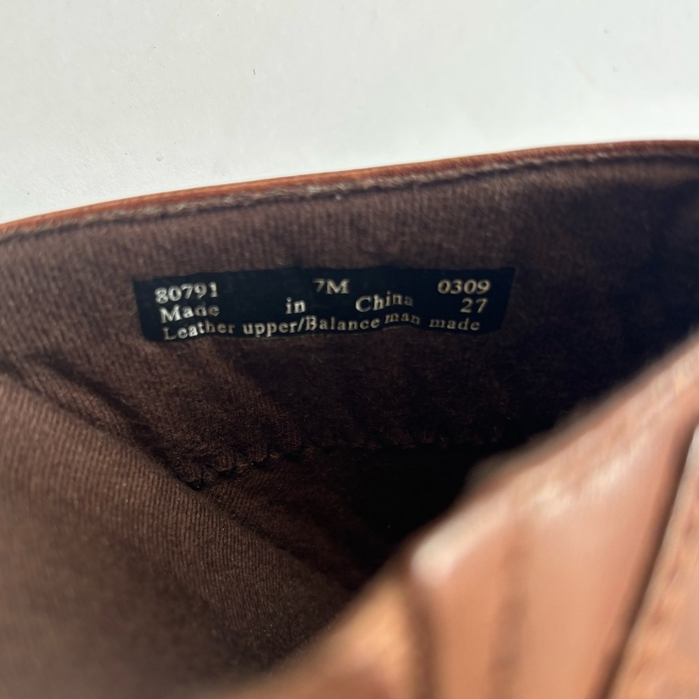 Clarks Leather Mules With Diamond Detail Brown Size 7 M - Picture 7 of 7
